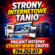 Strona WWW od 590 zł + projekt wstępny GRATIS + BONUS